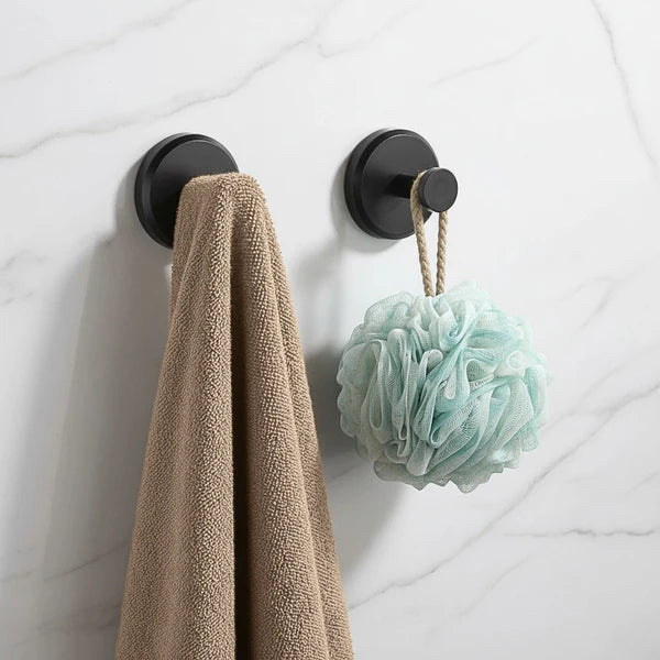 Crochet à ventouse Noir